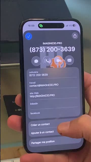 Démo de la carte NFC sur un iPhone